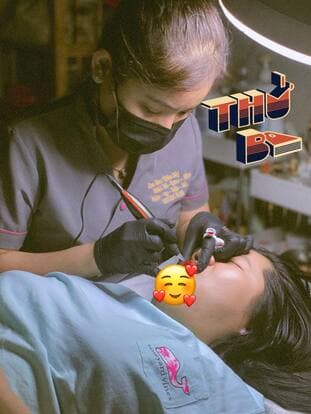 Phun xăm môi đẹp - phong thủy tại helen nails beauty