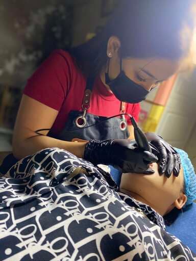 Phun xăm môi đẹp helen nails beauty