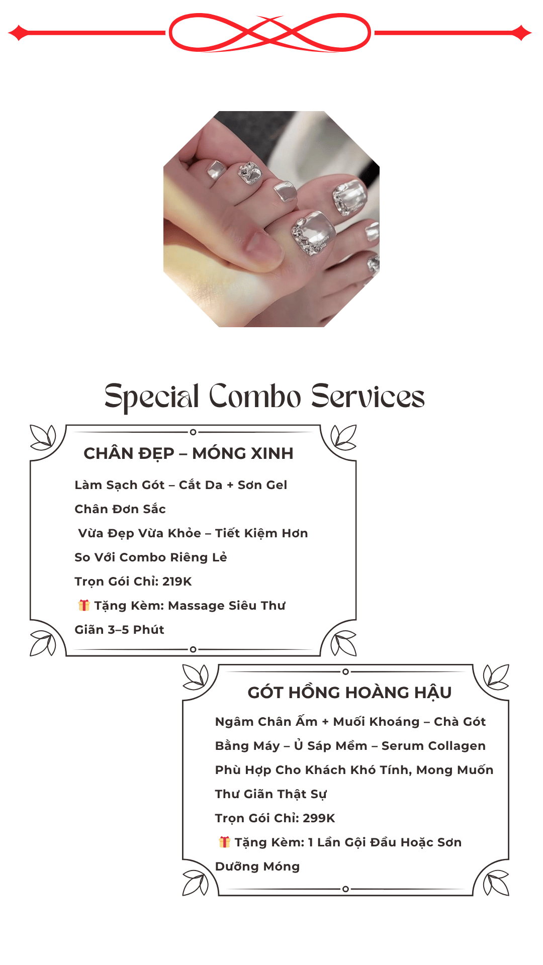 Helen Nails & Beauty Menu